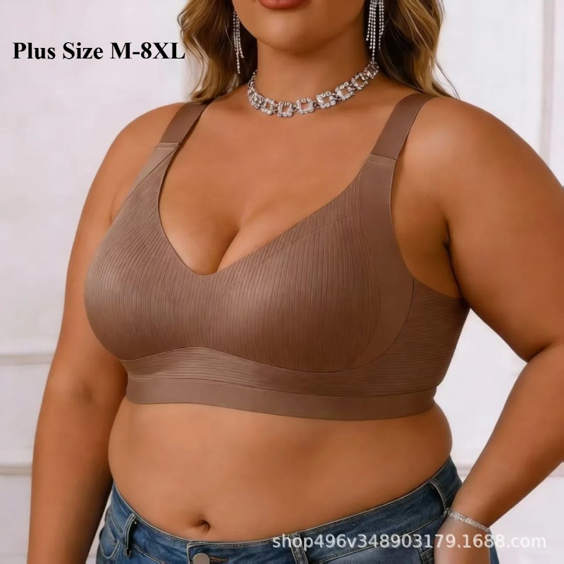 M-8XL PlusSize Women Full Cove - Minimizer Bra Women avaliação e preço