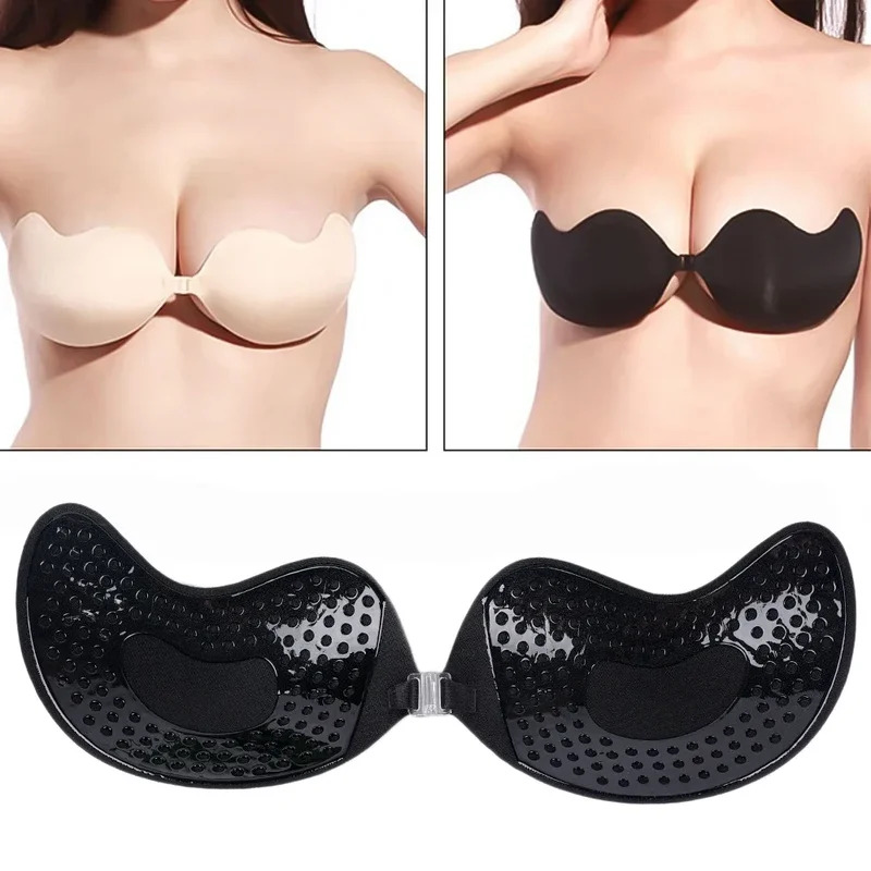 Sexy Women Invisible Push Up B - Backless Bra Sticky avaliação e preço