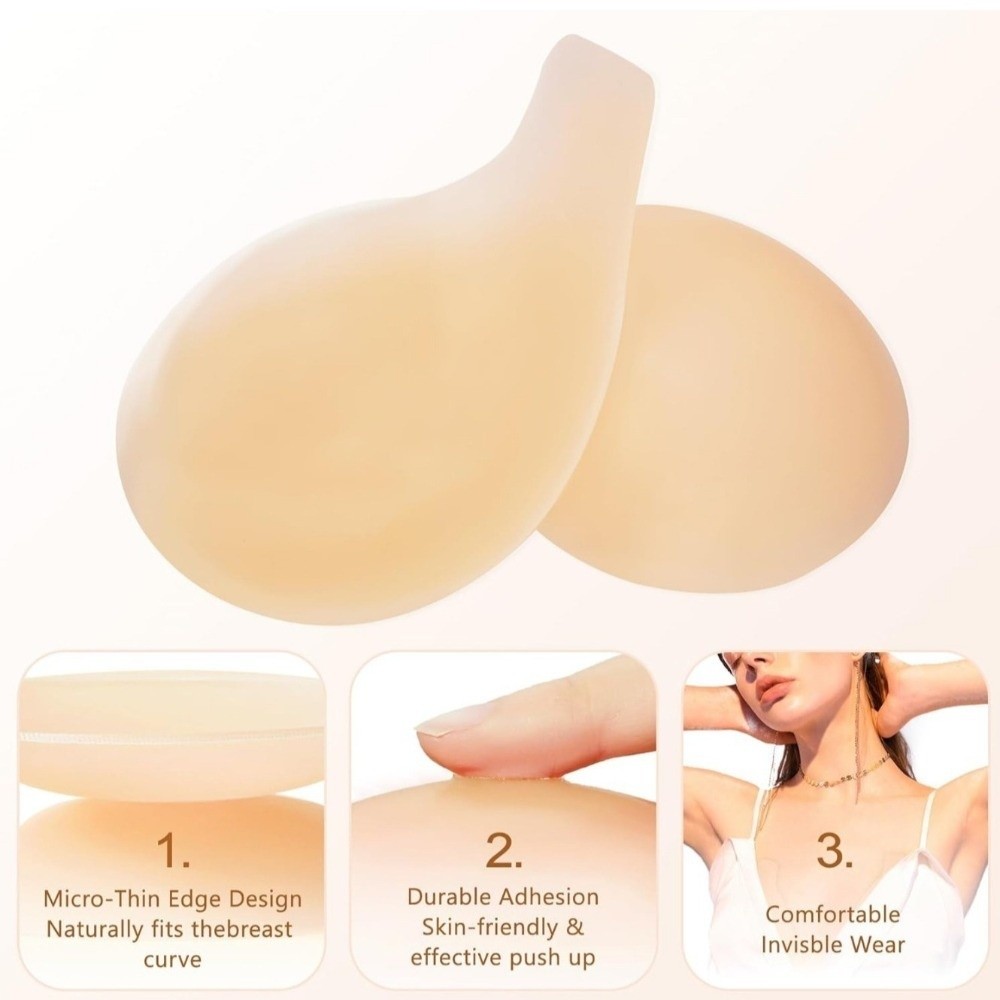 Seamless Silicone Nipple Cover - Push Up Bra Silicone avaliação e preço