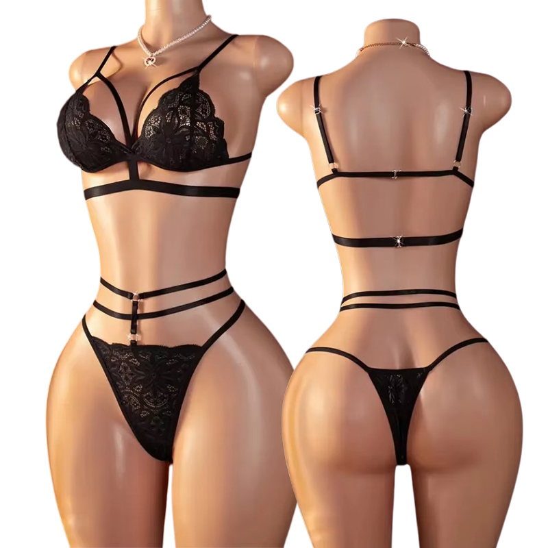 S- XXL Women's Sexy Contrast L - Sheer Mesh Bra avaliação e preço