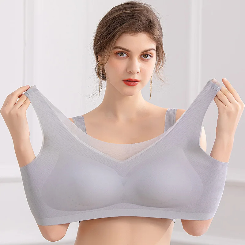 2PCS sexy bra lingerie Plus Si - Sleep Bra Bralette avaliação e preço