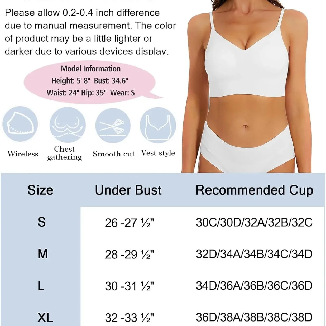 Top RatedSeamlLow Back Bra Sup - Convertible Bra Multiway avaliação e preço